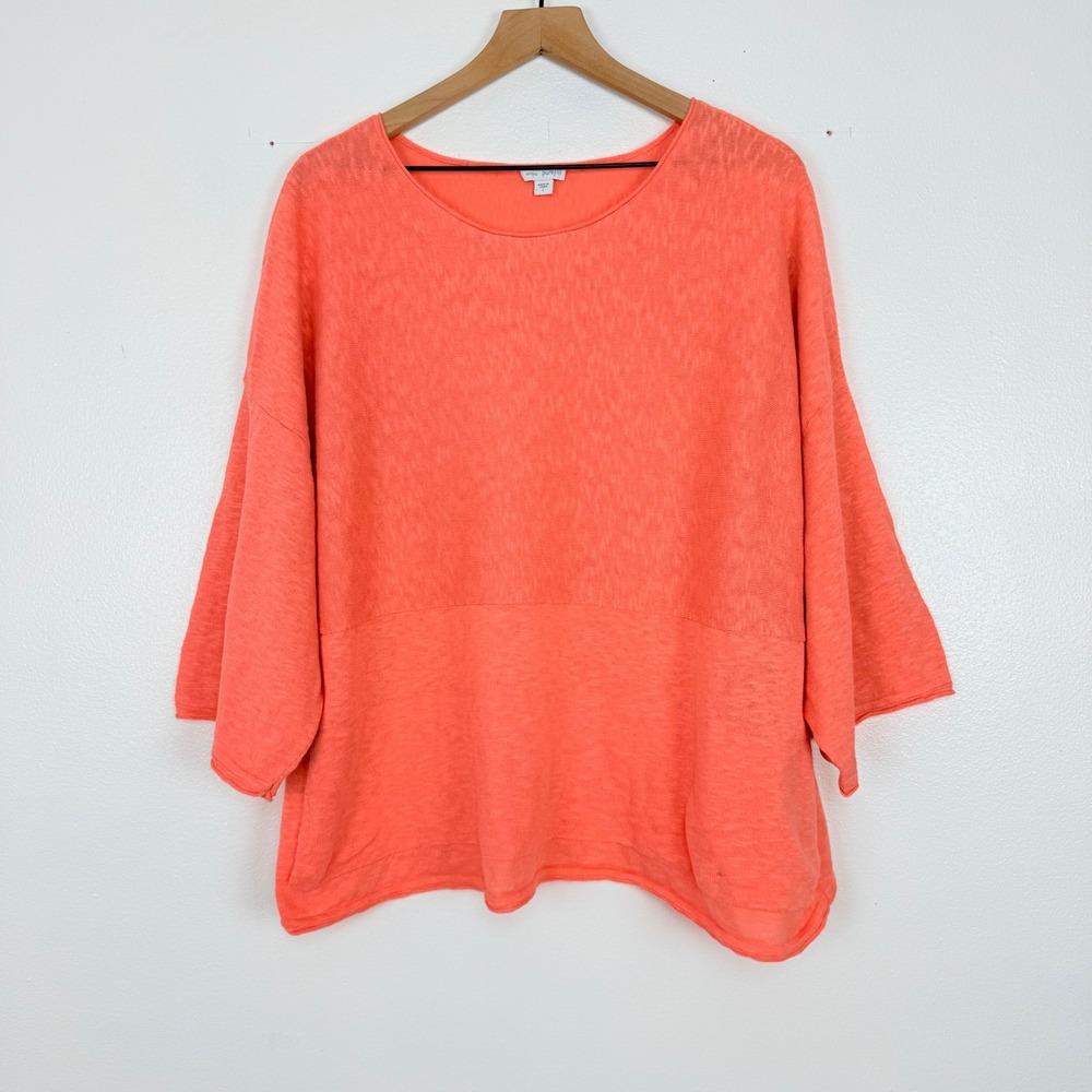 J. Jill Coral Oversized Tunic Top